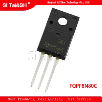 10PCS Field effect tranzistor FQPF8N80C P8NK80ZFP 08N80C3 NA-220F