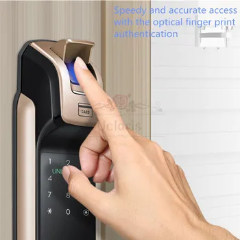 Samsung SHP-DP728 Smart Home Dverí Zamky anglická Verzia Odtlačkov prstov Zámky Cerradura Inteligente Fechadura Digitálne