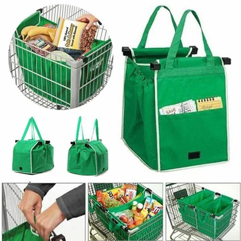 Supermarket Nákupní Taška Eco Friendly Vozíka Tote Zahustiť Košíka Tašky Veľkú Kapacitu, Kabelky Skladacia Opakovane Ženy Košíka Bag1pc
