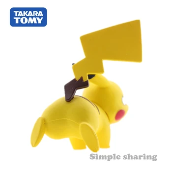 TAKARA TOMY Tomica POKEMON Obrázok EX Ázia-26 Pikachu Zberateľstvo Anime Pocket Monster Hračky pre deti Zábavné Deti Bábiky Mäkké Bábkové