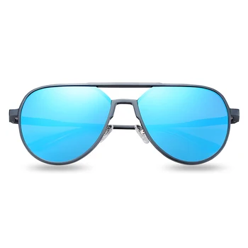 BARCUR Nadrozmerná Hliníkové slnečné Okuliare Mužov Polarizované Štýly a Trendy Slnečné okuliare Muž Anti-Reflexná oculos S Box Darček