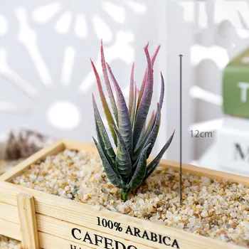 Mini Aloe Rastliny Malé Umelé Bonsai Simulované Strom Črepníkových Rastlín Falošné Kvety Kancelársky Stôl Črepníkové Ozdoby Domov Záhrada Dekor