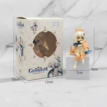 GSF 14 CM Genshin Vplyv Anime Kawaii Krásne Dievča Paimon Akcie Obrázok Hračky Zberateľskú Modelu Deti, Darčeky, Doprava Zdarma