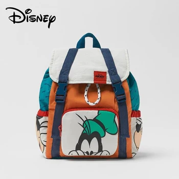 Disney Mickey Mouse Batoh Cartoon Študentov Materskej Deti Školské Tašky Roztomilý Šnúrkou Batoh kawaii Cestovné batohu darček