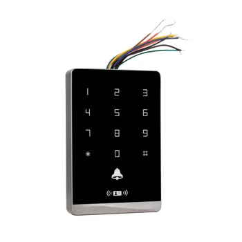 Doprava zadarmo RFID Prístup Ovládanie Klávesnice Nepremokavé IP66 Vonkajšie DoorElectronic Lock Systém, 5 ks EM4100+5 ks M1 karty Keychains