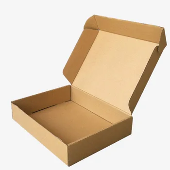 10Pcs Obdĺžnik Kraft Papier Skladacie Box Vlnitej lepenky Box Tan Poštovej schránky pre DIY Šperky Box Balenie Plavidlá Darčekové Balenie