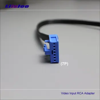 Pôvodné Video Vstup Prepnúť RCA Adaptér Konektor Konvertor Drôt, Kábel 7 Pinov 3 AV Vstupy Pre Toyota parkovacia Kamera