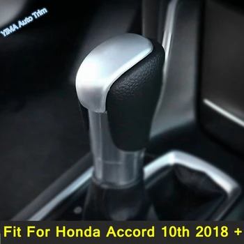 Lapetus Auto Styling Radenie Gombík Nálepky Kryt Výbava Matný / Carbon Fiber Vzhľad, vhodný Na Honda Accord 10. 2018 - 2022 ABS