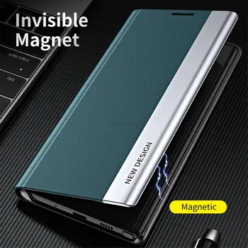Magnetické Flip Peňaženky puzdro Pre iPhone 13 Pro Max 11 12 Mini XS XR X SE 2020 6 6 7 8 Plus Luxusný Stojan Knižné Telefón Coque Taška