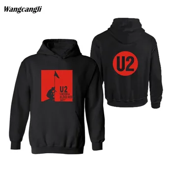 Kapela U2 vytlačené hoodies muži ženy dlhý rukáv mikina módne hip hop mikina s kapucňou harajuku streetwear Bunda topy značka oblečenia