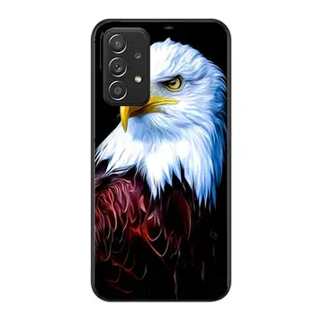 Eagle Black tiger telefón puzdro pre Samsung Galaxy A51 A50 A52 5G A20E A60 A20S A71 A40 A40S A90 A70 A32 A30 A70 A21S telefón prípade