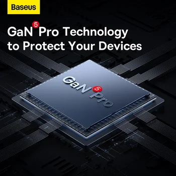 Baseus PD 100W USB Nabíjačka GaN 5 Pro Typ C Nabíjačku Rýchle Nabíjanie 4.0 QC 3.0 Rýchle Nabíjanie Pre iPhone Xiao Poco Notebooku Macbook