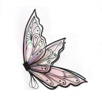 Farebné ButterfliesWing Kostým Batoľa Šaty Víla Krídlo pre Deti, Dievčatá, Halloween Anjel Krídla Výkon-kostým