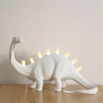 Živica Dinosaura Stolové Lampy, JURSKÝ pre Spálne Bronto T-Rex Dinosaura Led Lampy na písací Stôl Home art Decor Osvetlenie Svietidlo