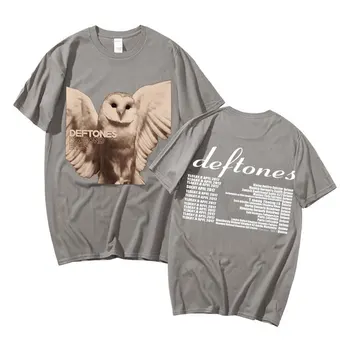 Deftones Diamond Eyes Nadrozmerné Obojstranný Grafické T-shirts Muži Ženy Alternatívneho Rocku Mužské Tričko Bavlna Gotický T Tričko