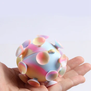 3D Silikónové Push Bublina Stresu, Pop Loptu Tlačený Vzor Proti Úzkosti Squeeze Zmyslové Hračky Rozbalí bulík loptu Hračka Darček Dieťa