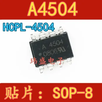10pcs A4504 HCPL-4504 SOP-8