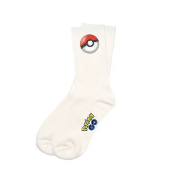 Roztomilé Anime Pokémon Ponožky Pikachu Údaje Squirtle Dámy Jigglypuff Charmander Cosplay Biele Ponožky Ženy Tlač Pár Pančuchy