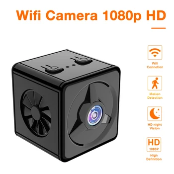 HD 1080P Mini IP Kamera Security Monitor Cam WiFi Nočné Videnie Smart Home Detekcia Pohybu Dohľadu Videokamery videokamery