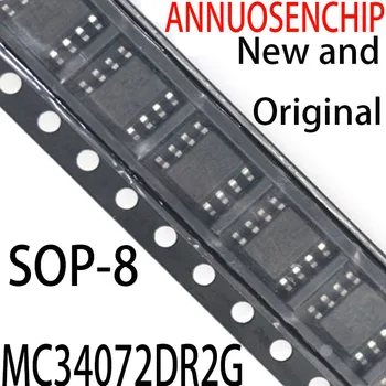 10PCS Nové a Originálne 34072 MC34072 SOP-8 MC34072DR2G