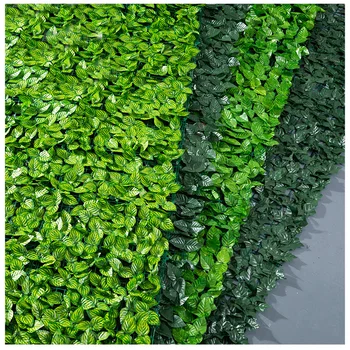 Umelé Zelené Rastliny, Zelený Kôpor Ratan Leaf Plot, Múr, Vonkajšie Záhradné Nádvorie Dekorácie, Rastliny Falošné Zelenej Listovej Rastlinné Steny