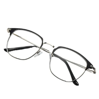 New metal fashion veľké okuliare na čítanie rám anti-modré svetlo žiarenia, okuliare HD kovový rám okuliare na čítanie