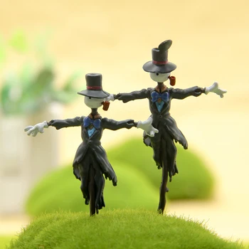 Ghibli Anime Howl Pohybujú Hrad Akcie Obrázok PVC Strašiak Model Hračky, Ozdoby Záhrada Moss Miniatúry Dekor Príslušenstvo