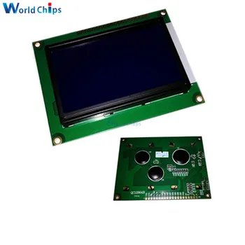 12864 128x64 Bodov Grafické Žltá Zelená/Modrá Farba Podsvietenia LCD Displeja Modul pre arduino Raspberry Pi Diy Kit