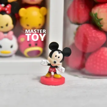 Disney Mickey Mouse, Minnie Pluto Donald Duck Mini-veľkosť Bábiky Darčeky Toy Model Anime Postavy Zbierať Ozdoby