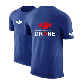 2021 Lete Mužov Nové DJI Profesionálny Pilot Drone Logo Tlače Harajuku Slim Topy, Mikiny Voľný čas Pohodlné Odtlačkový T-shirts