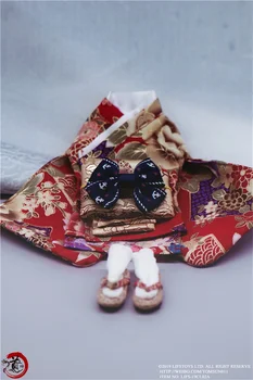 Na Predaj 1/6. LIFS-19CL02 Japonské Kimono Štýle Krátke Yukata Kúpacie Topánky Model Pre TBLeague S24 S34A Ženské Telo