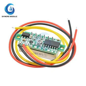 0.28 palcový DC 0-100V 3-Wire Mini Rozchod napätia, Voltmeter merač LED Displej Digitálny Panel Voltmeter Merač Detektor Monitor Nástroje
