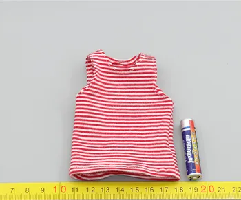 1/6 Rozsahu DAM78087 Rusko Sailor Pruhované Tričko, Červená Vesta Model pre 12