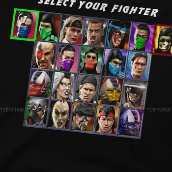 Mortal Kombat Tričko pre Mužov Ultimate 3 Znaku Vyberte Nevyhnutné Základné Letné Tee Tričko Novinka Nový Dizajn Voľné