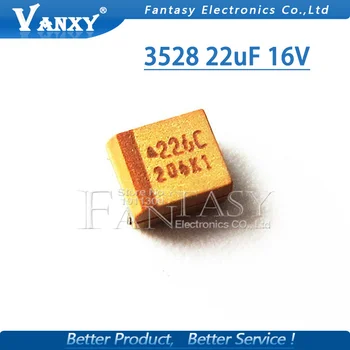 20pcs B 3528 22uF 16V 226C 226 SMD tantal kondenzátor