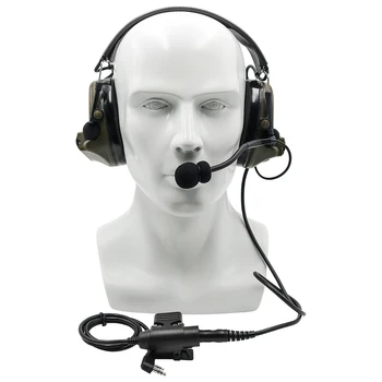 Elektronické Airsoft Headset Comtac II Taktické Headset Military Airsoft Zníženie Hluku Vyzdvihnutie Ochrana Sluchu Slúchadlá FG