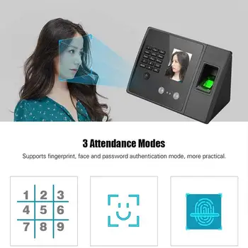 Smart Čas Dochádzky Stroj Rozpoznávanie Tváre Fingerprint Recognition Čas Heslo Dochádzky Stroj Podpora multi-languag