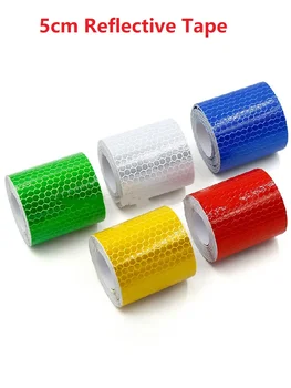 Multicolor samolepiace PVC Reflexná Páska s Vysokou Viditeľnosťou Červené Svetelné Výstražné Pásky Pre Van Automobilovej Dopravy Prihlásiť