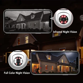 3MP 5G WiFi E27 Žiarovka Surveillance Camera Domovská stránka Google Alexa Farebné Nočné Videnie Ľudských Auto Sledovanie Videa Zabezpečenia, Bezdrôtové Kamery