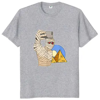 Vtipné Egyptské Pyramídy Múmiový T-Shirt Vintage Modern Starovekého Egypta Milovníkov Kultúry Dizajn Tee Lete Bavlna Bežné Tričká