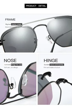 JackJad 2020 Módne Polarizované Klip Na Kolo Style Slnečné Okuliare Retro Objektív Vymeniteľné Dizajn Značky Slnečné Okuliare Oculos De Sol 059