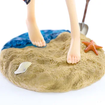 Anime Naruto Hinata Hyuga Uzumaki Naruto Pláži Plavky PVC Akčné Figúrky, Hračky Model Sochy 33 cm