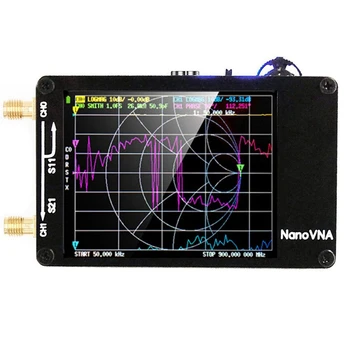 Nanovna-H Vektor Siete Anténa Analyzer 10Khz-1,5 Ghz MF HF a VHF UHF SD Kartu Supprt 32G Digitálne Nano VNA-H Tester
