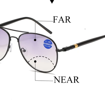 2021 Vonkajšie Ďaleko a blízko dvojakým použitím Bifocal Okuliare na Čítanie Muži Ženy Multifunkčné Anti-modré svetlo Športové Slnečné Okuliare Čitateľov