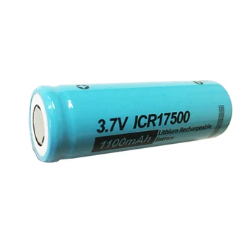 4PCS PKCELL ICR17500 Batéria 1100mAh 3,7 V Li-ion Nabíjateľná Batéria Lítiová batéria pre baterku, elektrický holiaci strojček holiaci strojček