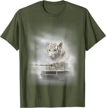 Panzerkampfwagen IV Tričko - WW2 nemecký Tank Tiger Muži T-Shirt Short Bežné Bavlna Tričká