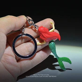 Disney Morská víla Princezná Cartoon 6,5 cm bábiku Akcie Obrázok Anime Kolekcia Mini Figúrka mini Hračka model pre deti darček