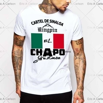 Hot predaj a cool tričko El Chapo Guzman T-shirt Kartelu Sinaloa Gangster Sicario Mexickej Hitman pašovania narkotík Čaj