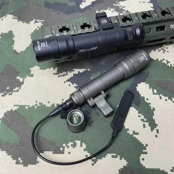 Sotac Taktické Airsoft SF M640 M640DF Svetlo Vonkajšie Puška Baterka Zbraň Svetlo LED Lanterna Fit 20 mm Železničnej