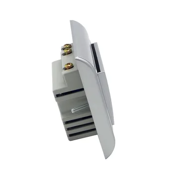 Silver Hotel Key Card Energy Saving Switch Šetrič Vložiť Izba Keycard Vziať Moc, 1 Rok Záruka Cr86 Štandardnej Veľkosti 125khz T57